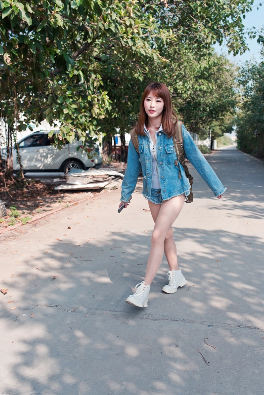 御风街拍 轻水海鸥岛RS牛仔街拍 - 清水由乃